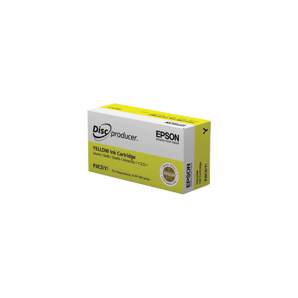 Image of Microboards Technology Epson Yellow Ink Cartridge for PP-100 Printer