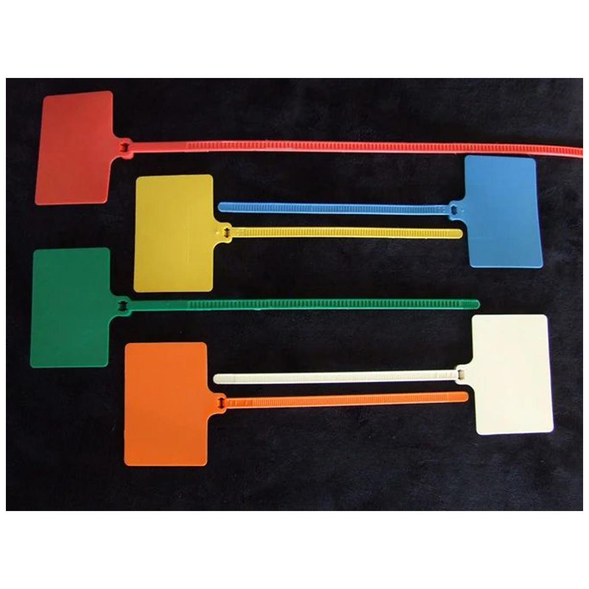 

MEDTECH Forensics 2x3 9" Plastic Evidence Flag Wrap, Blank, 100 Pack, Red