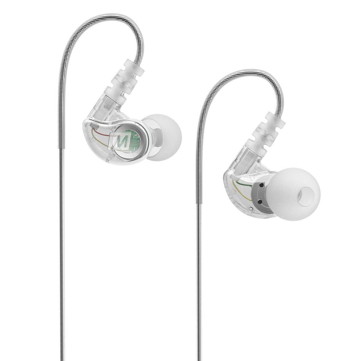 

MEE audioM6 Memory Wire In-Ear Sports Headphones, Clear