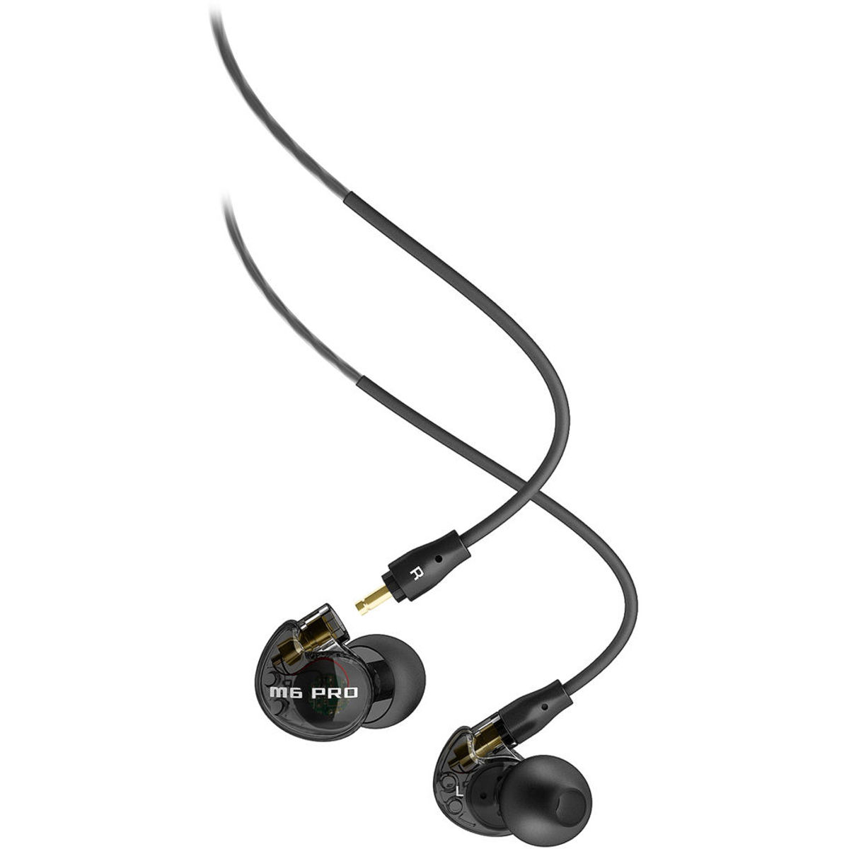 

MEE audio M6 PRO 2nd Gen Noise-Isolating Musician's In-Ear Monitors, Smoke