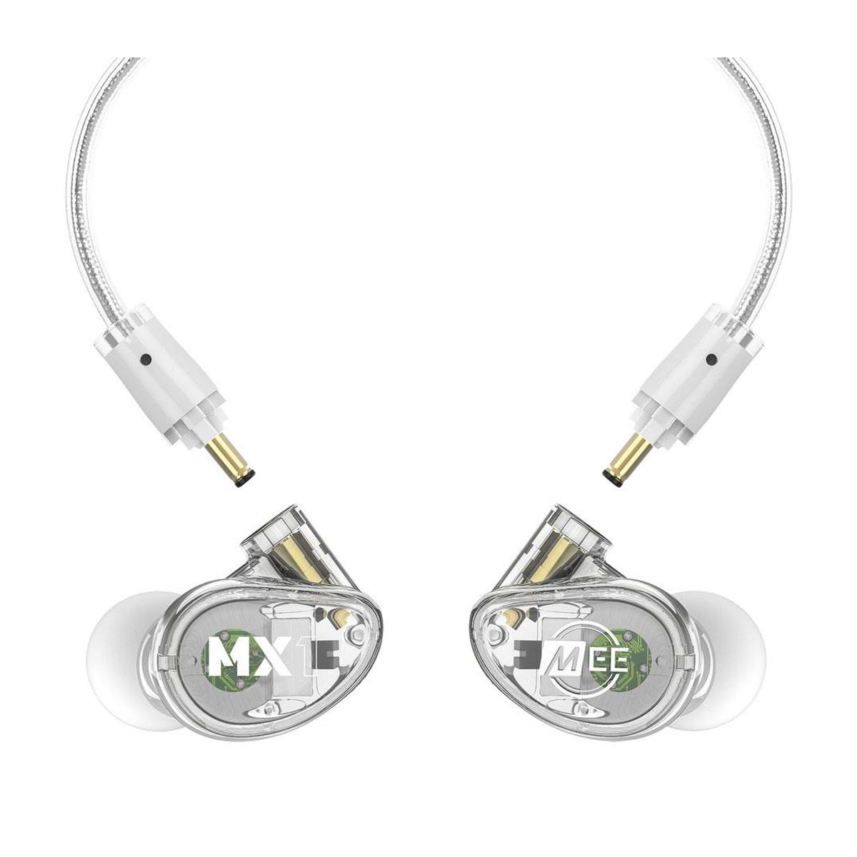 

MEE audio MX1 PRO Dynamic Single-Driver Modular In-Ear Monitors, Clear
