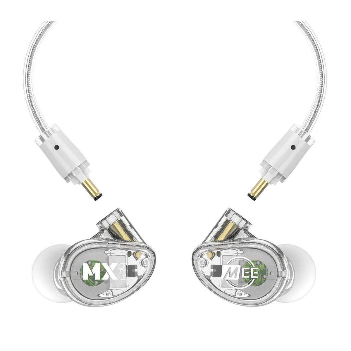 

MEE audio MX3 PRO Hybrid Triple-Driver Modular In-Ear Monitors, Clear