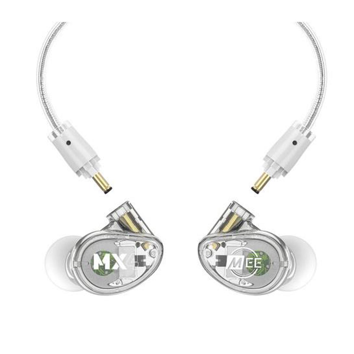 

MEE audio MX4 PRO Hybrid Quad-Driver Modular In-Ear Monitors, Clear