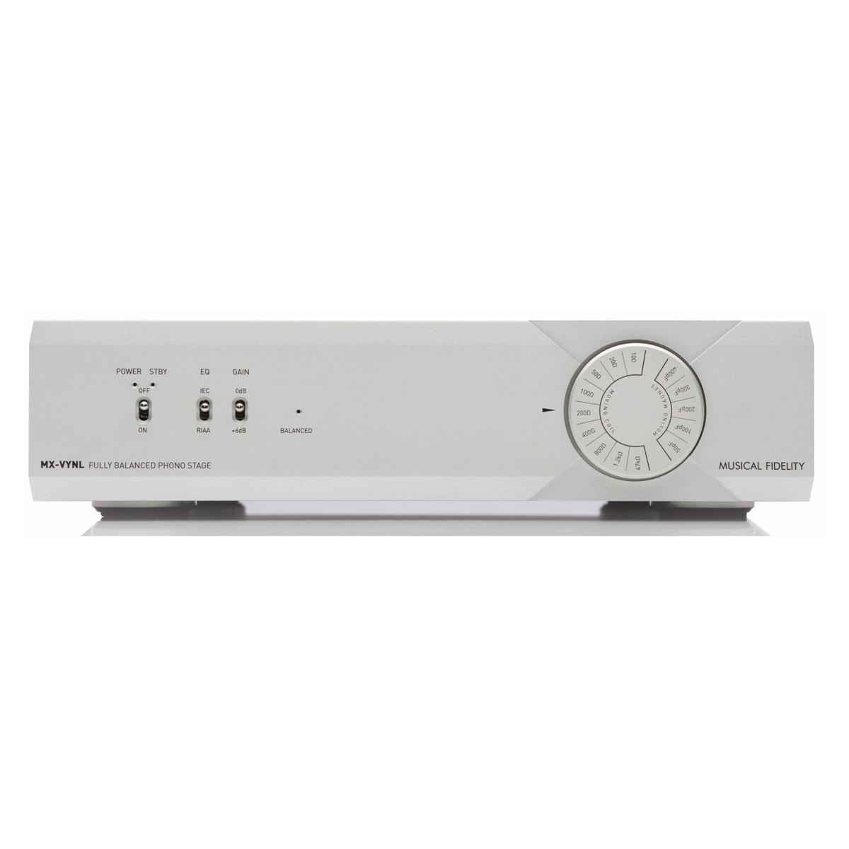 

Musical Fidelity MX-VYNL Fully Balanced MM/MC Phono Stage Pre-Amplifier, Silver