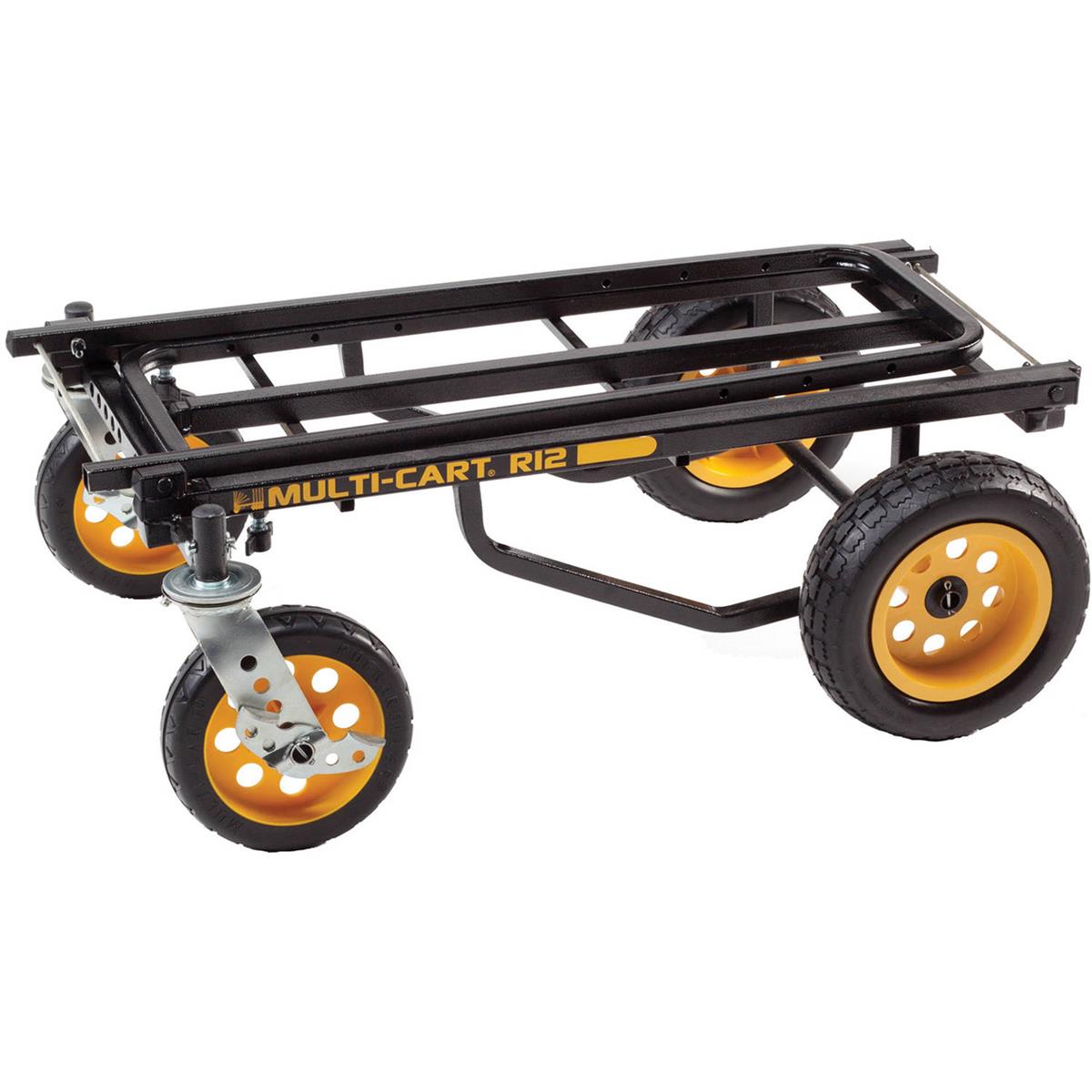 Rock N Roller Multi-Cart R12 All Terrain Transporter with Molded Rear Wheels -  R12RT