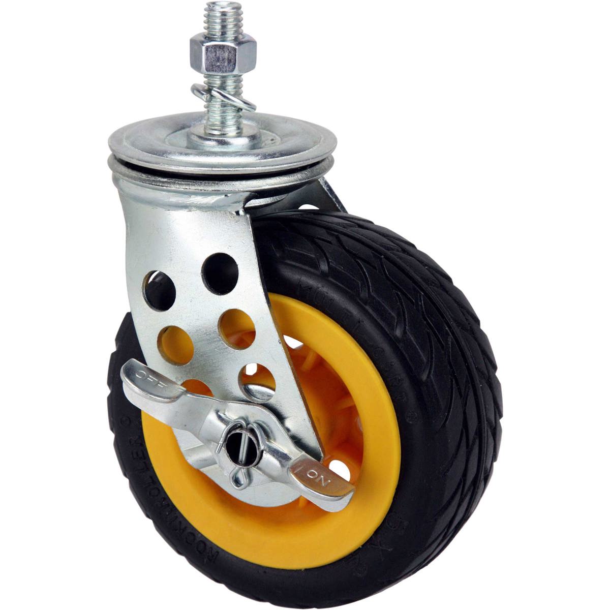 

Rock N Roller Multi-Cart 5x2" Ground Glider Wide Caster with Brake, 2-Pack