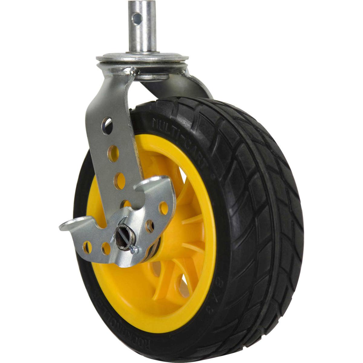 

Rock N Roller Multi-Cart 8x3" Ground Glider Wide Caster with Brake, 2-Pack