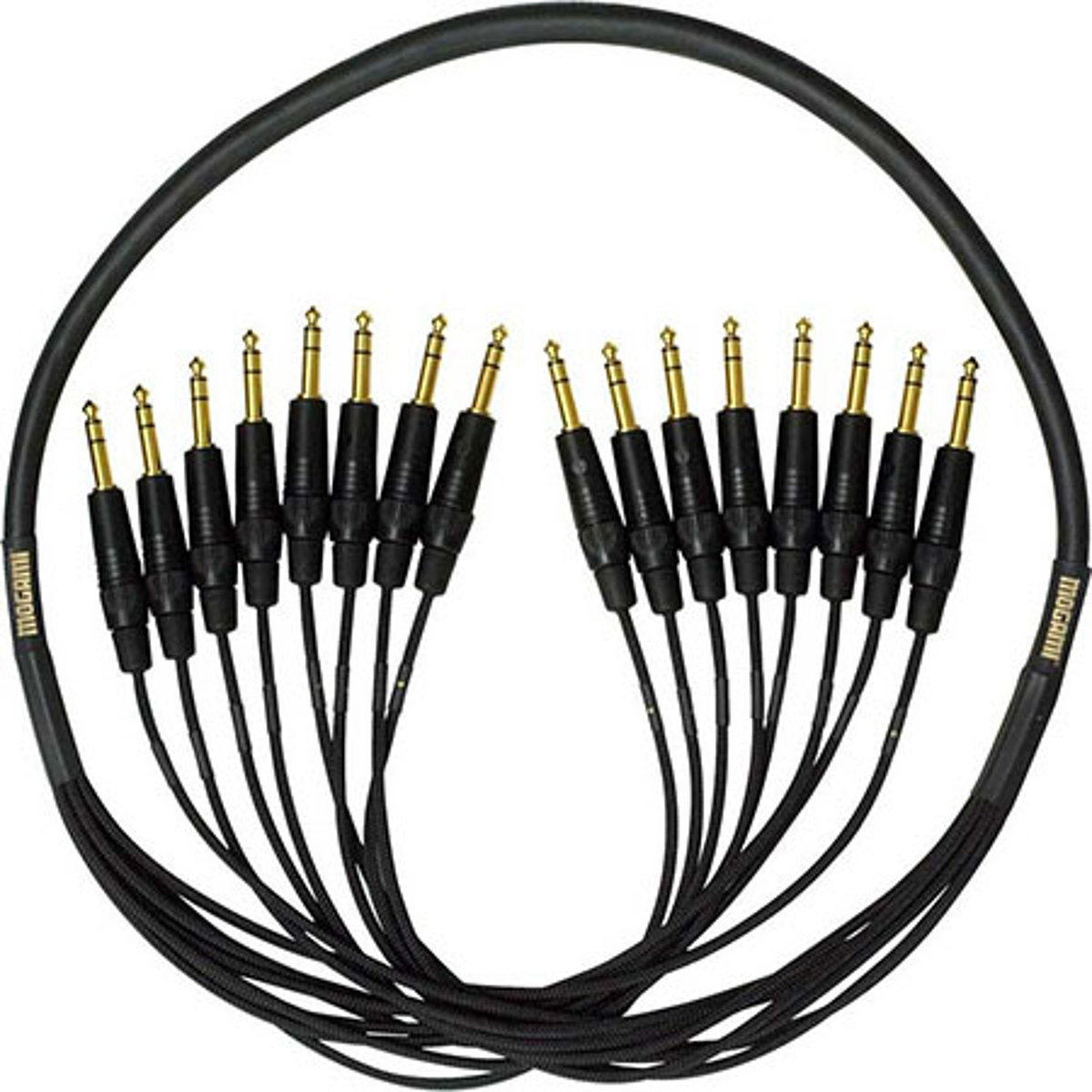 

Mogami MOGAMI Gold 10' 8-Channel 1/4" TRS Male to 1/4" TRS Male Analog Snake Cable