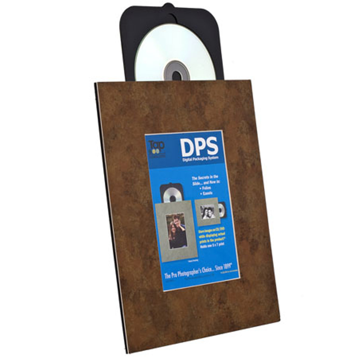 TAP DPS CD/DVD Easel для изображений 5x7 дюймов, коричневый #139707R01