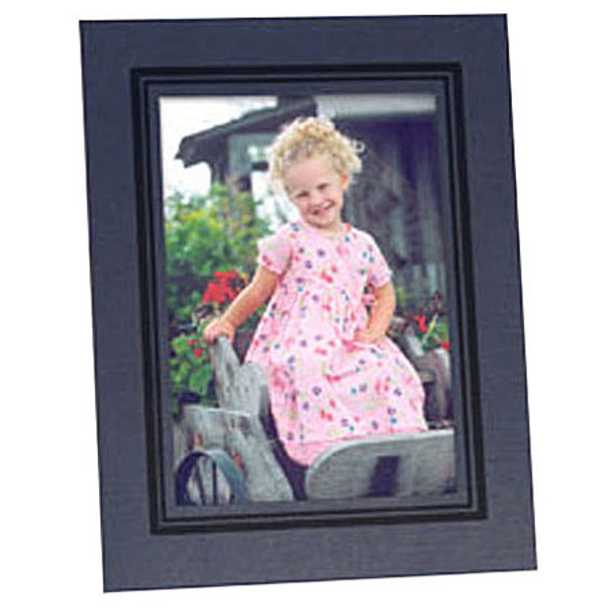 

Collectors Gallery Classic Easel Frame for a 5x7" Photo, Black with Black Foil