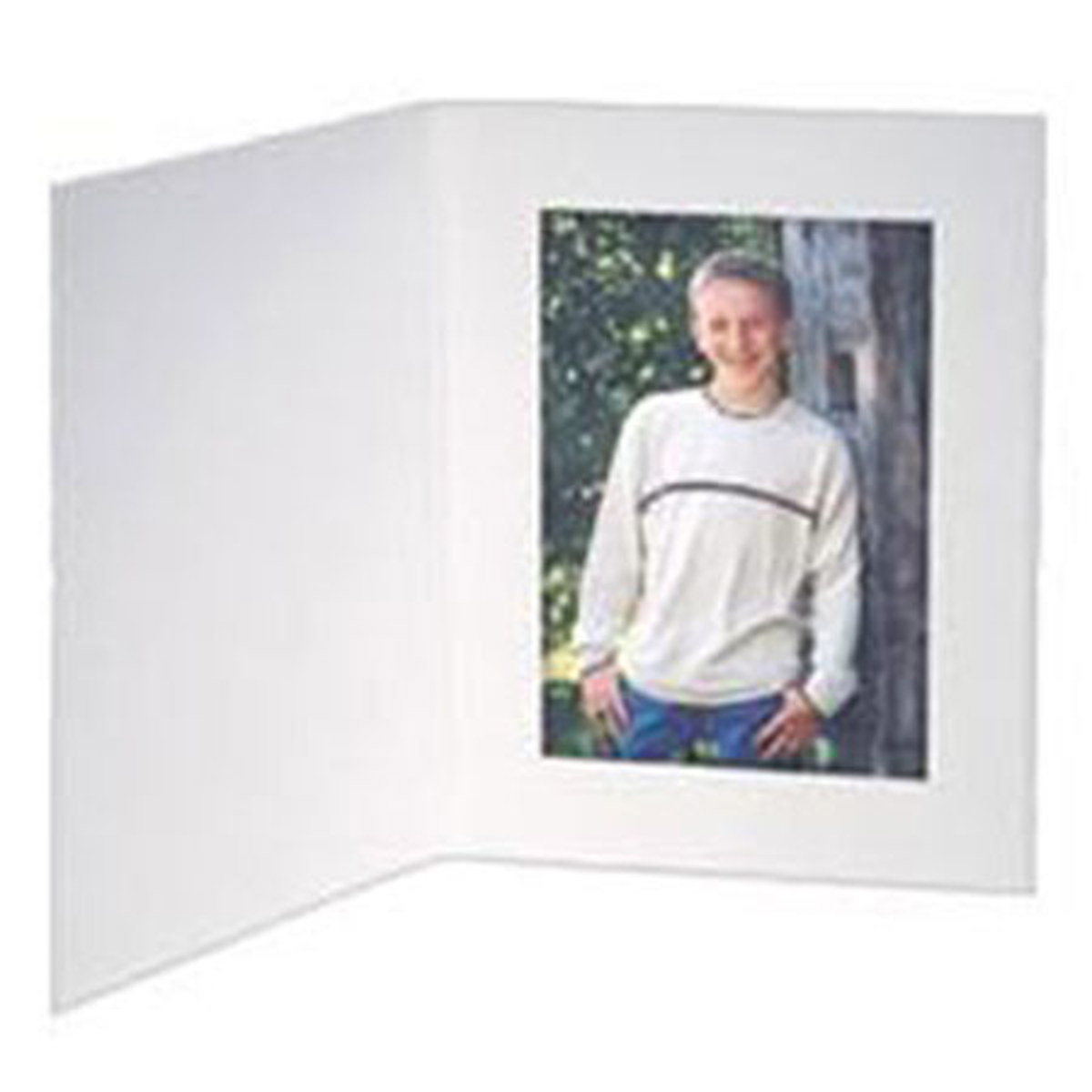 

Collectors Gallery Contemporary White Folder Frame for 11x8" Horizontal Photo