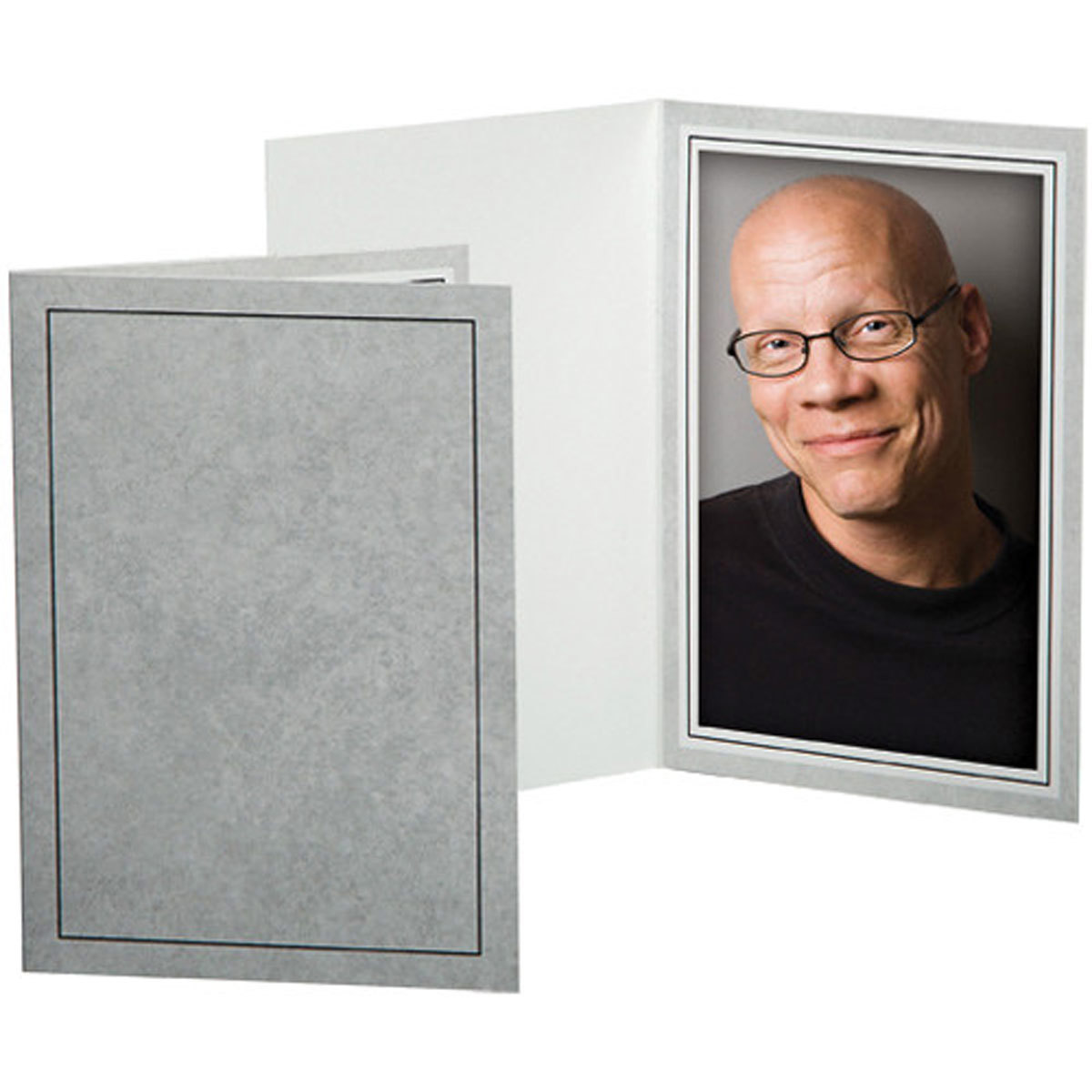 

TAP PF-20 Picture Folder Frame for 4x6" Vertical Photo, Gray Marble, 25-Pack