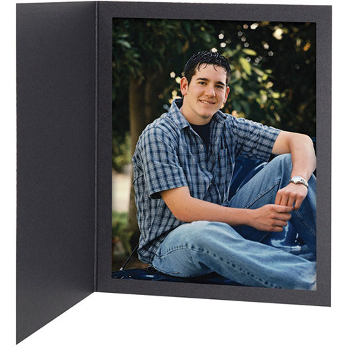 

TAP 8x10" Senior Slip Photo Folder, 25 Pack, Ebony
