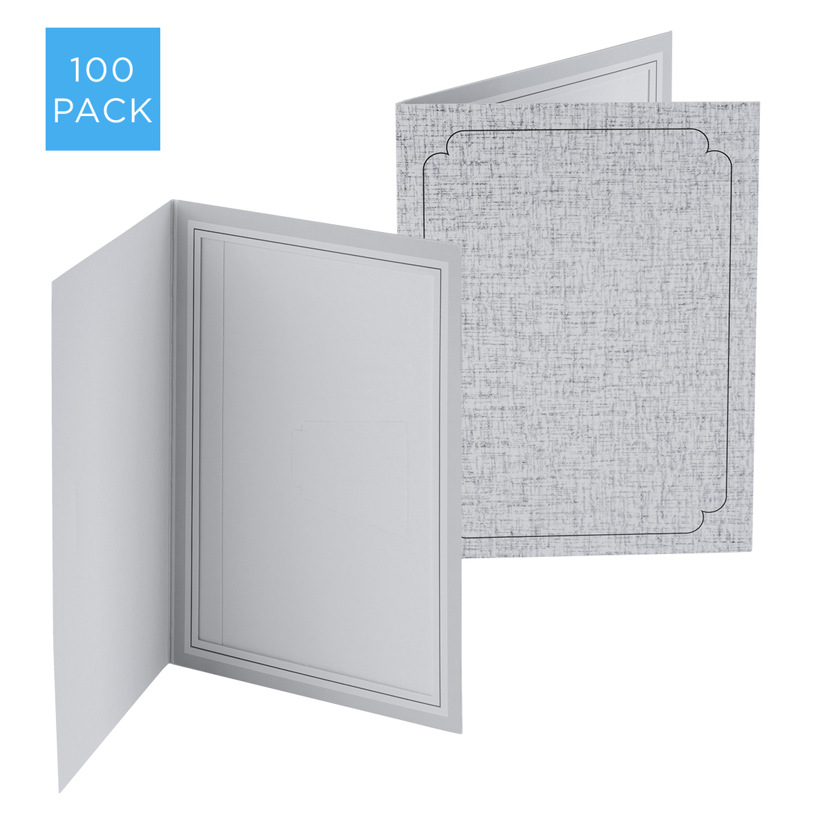 

Adorama Picture Folder Frame, Gray, for a 5x7" Photo (Pack of 100)