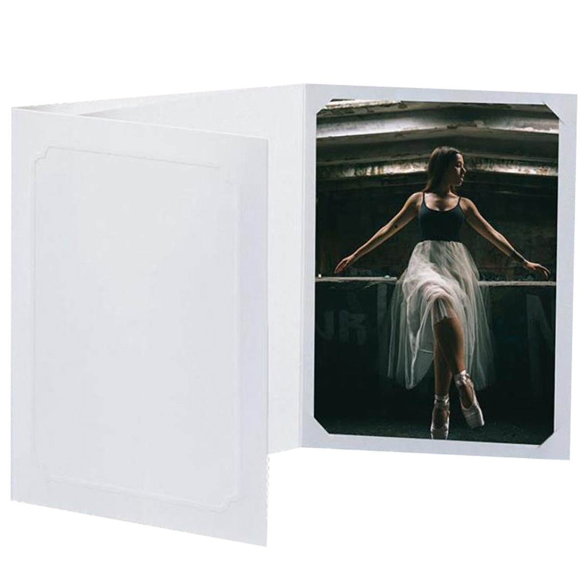

TAP Tap Picture Folder Frame, White, for a 6x8" or 8x10" Photo (Pack of 50)