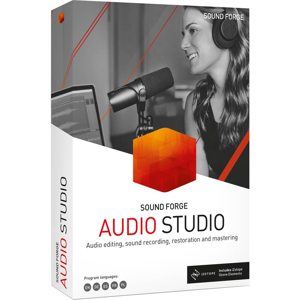Magix SOUND FORGE Audio Studio 17 Software, Download -  MGX-ANR010092ESD-17