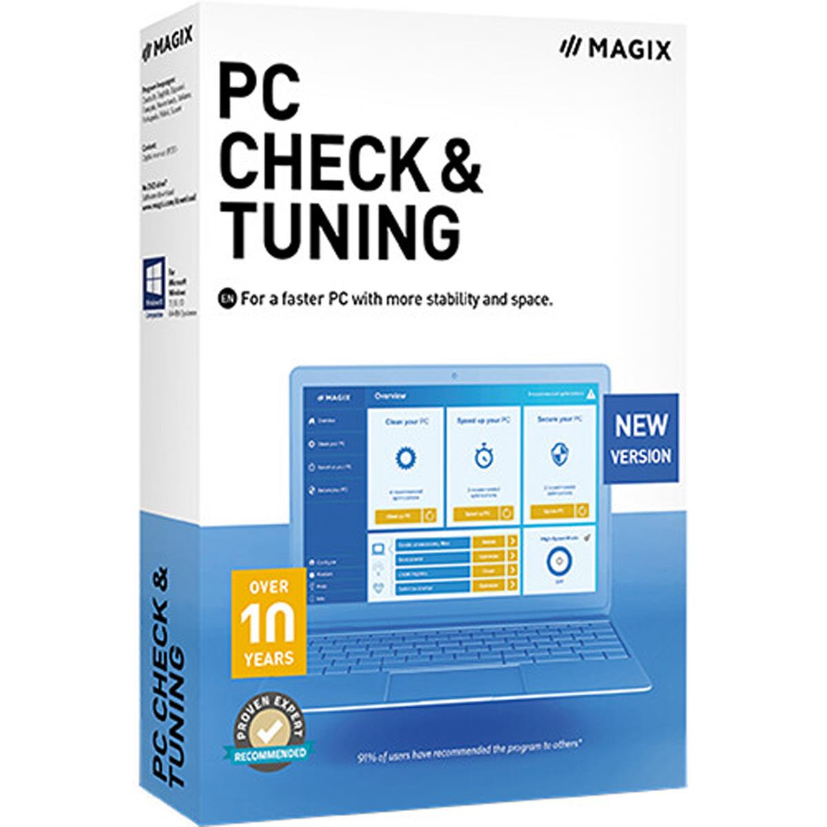 Image of Magix PC Check &amp; Tuning 2021 Software