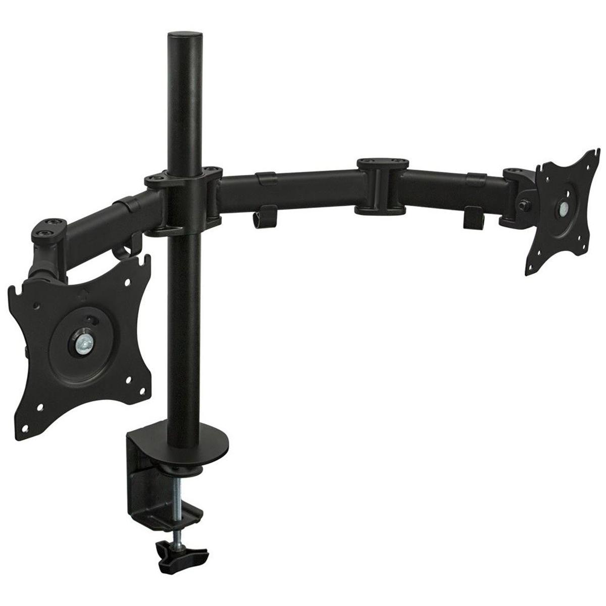 

Mount-It! MI-1752 Height Adjust Full-Motion Desk Mount for 2x 13-27" Monitors