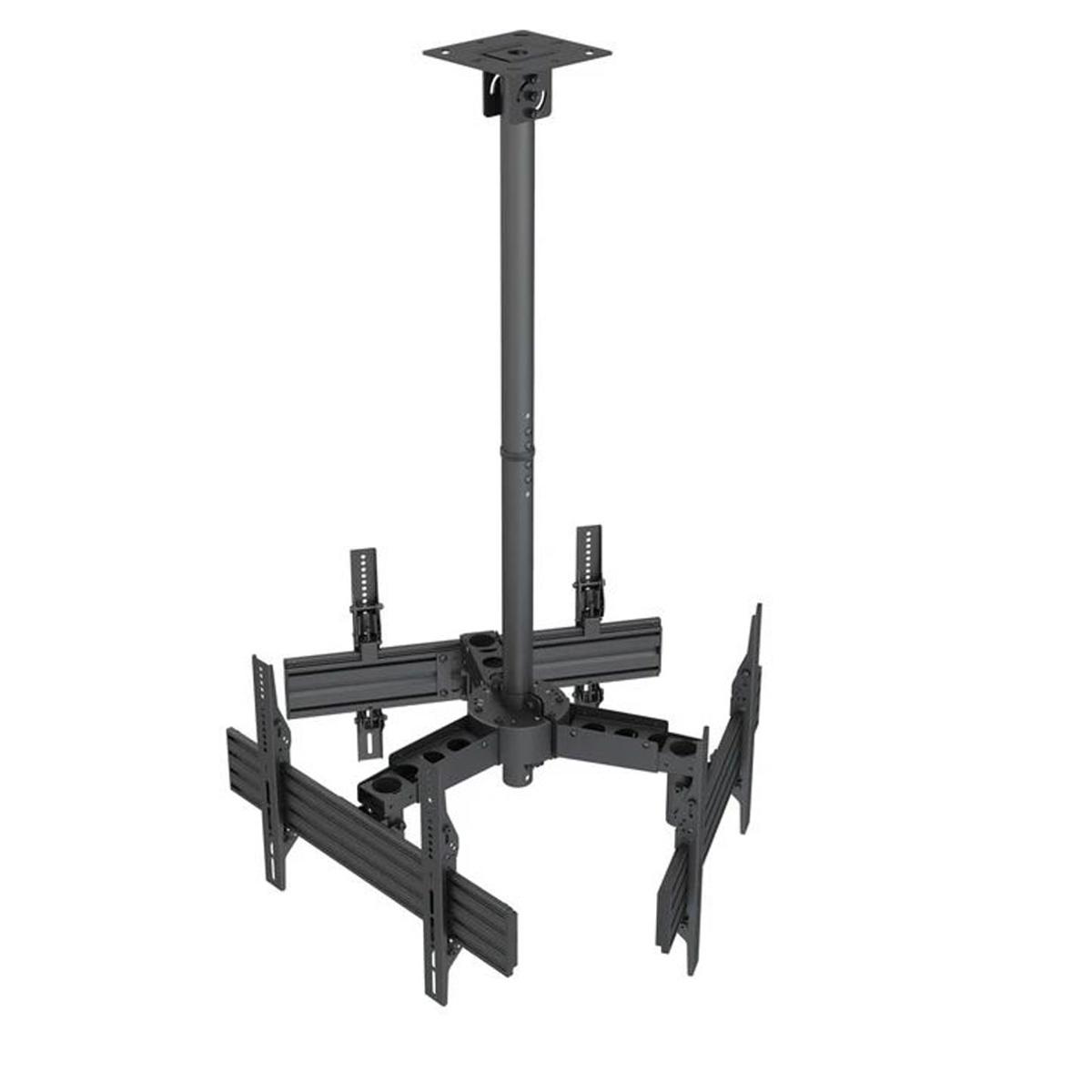 

Mount-It! MI-20119 Three-Side Three-Screen Single-Pole Ceiling Mount
