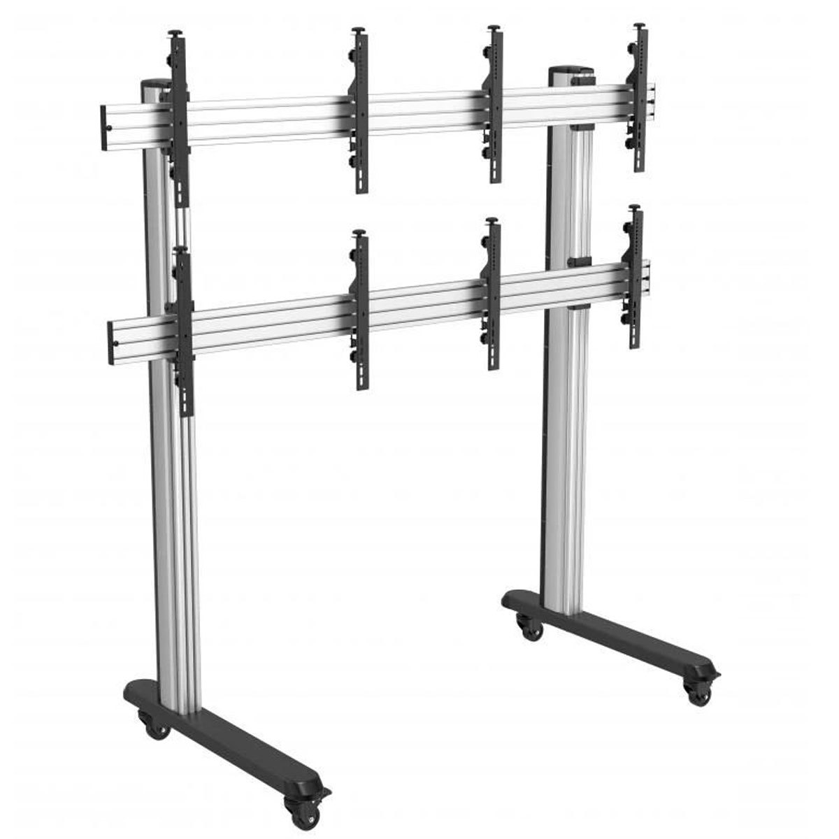 

Mount-It! MI-20305 2x2 Quad-Screen Floor Stand with Locking Casters
