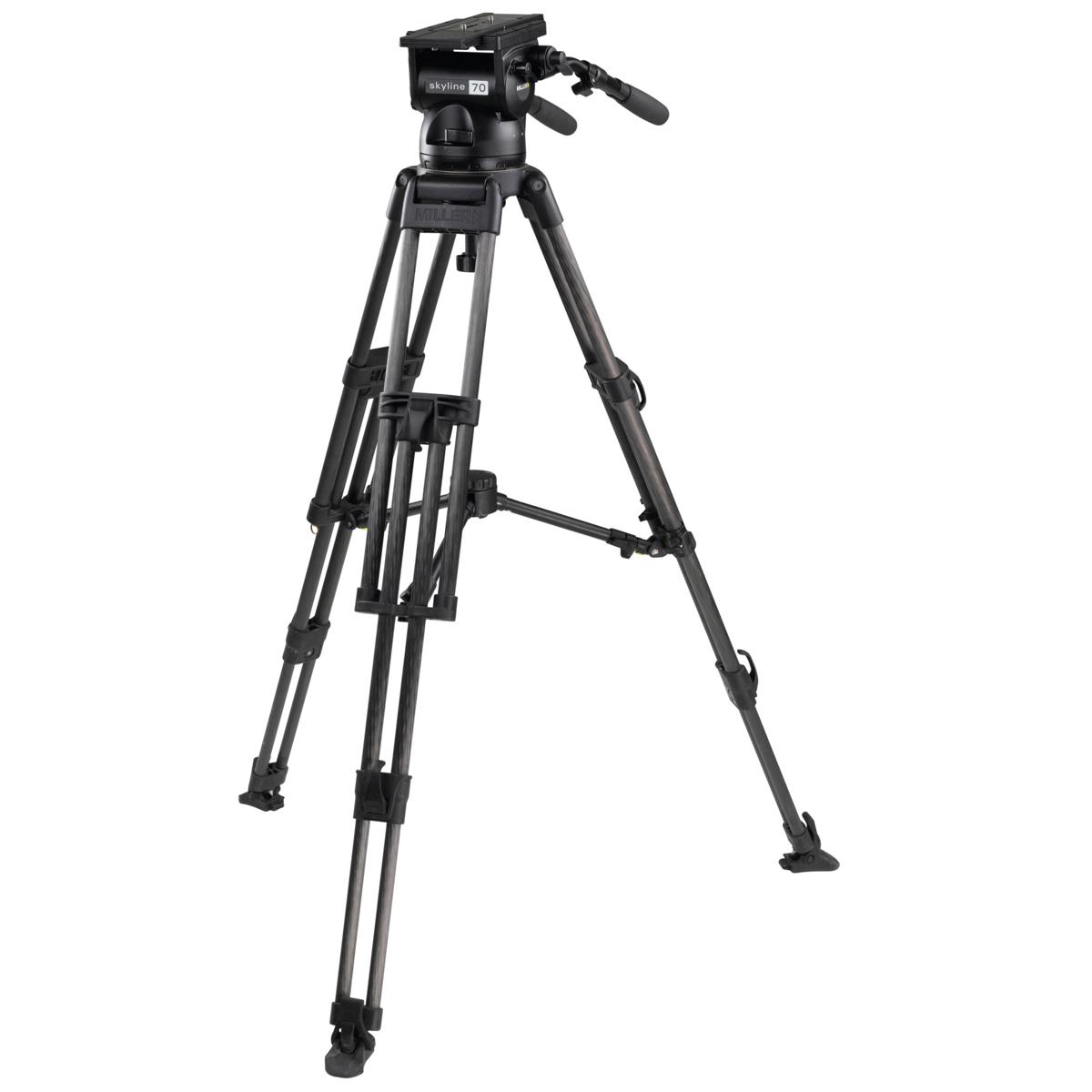 

Miller Skyline 70 Fluid Head with 937 EFP CF Tripod and 993 Mid-Level Spreader