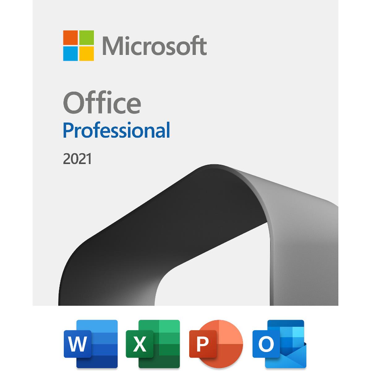 Microsoft Office Professional 2021 for PC, 1-User, Download -  269-17195