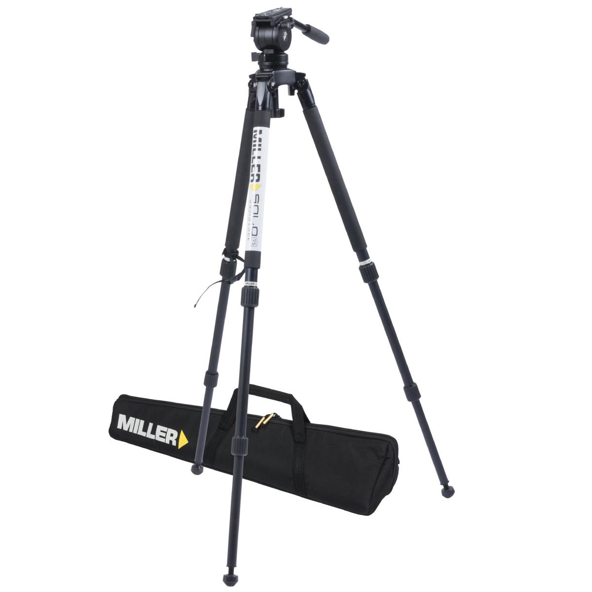 

Miller Air Fluid Head with Solo 75 3-Section Aluminum Alloy Tripod