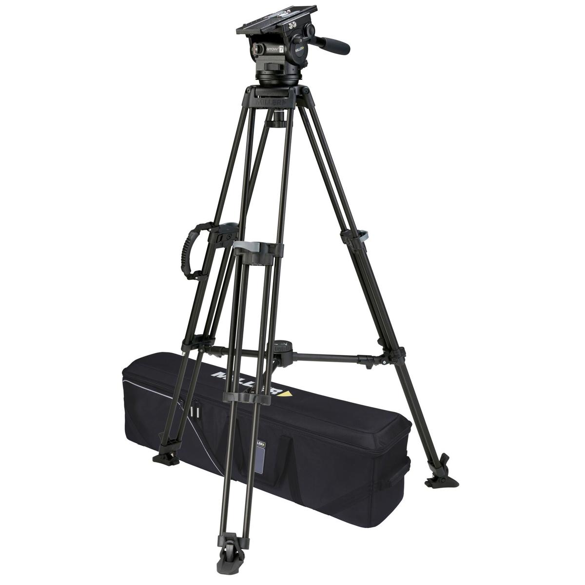 

Miller Arrowx 7 Fluid Head w/Sprinter II 2-Section Al Tripod & 993 Mid Spreader