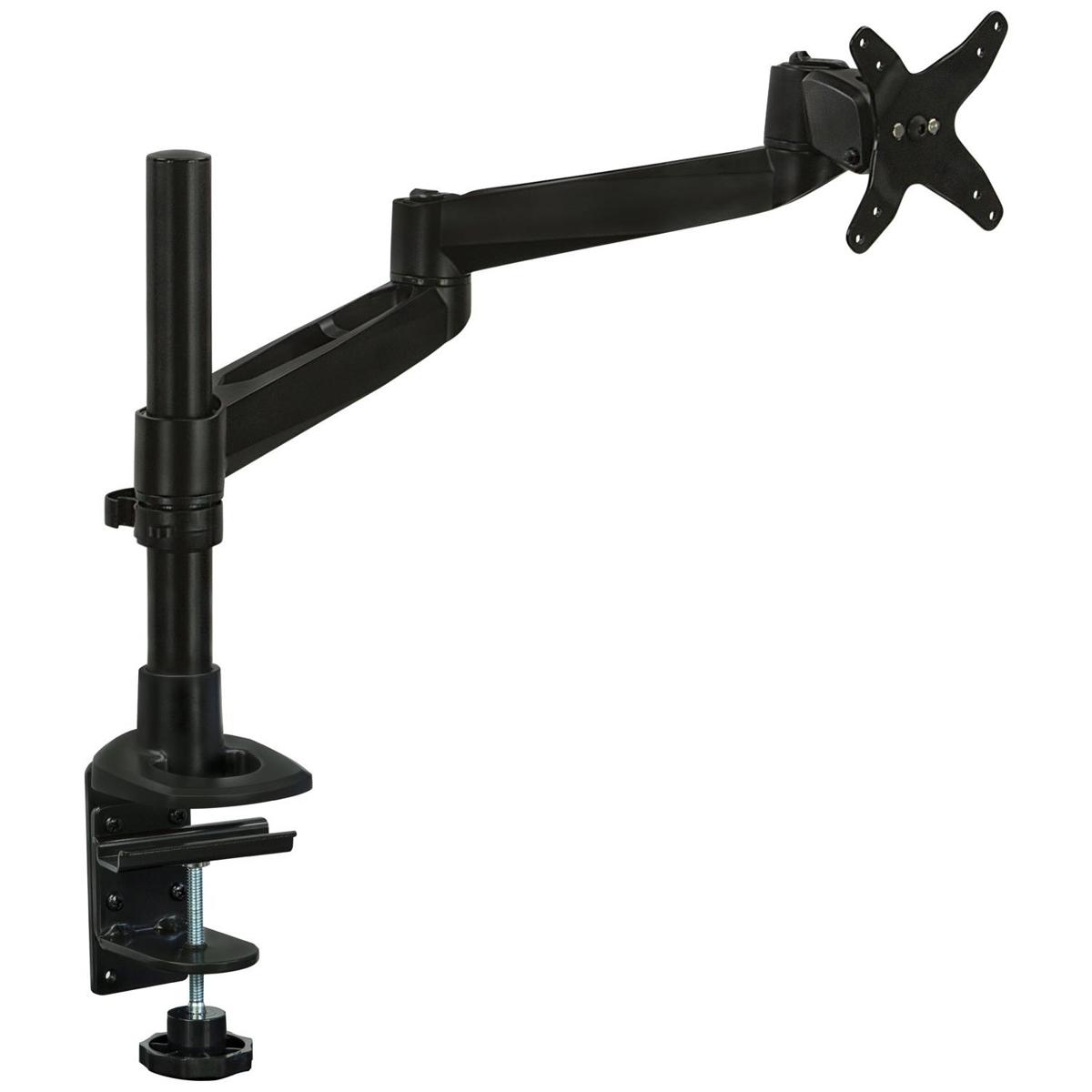 Image of Mount-It! MI-33111B Single Monitor Dual Arm Articulating LCD Desk Mount