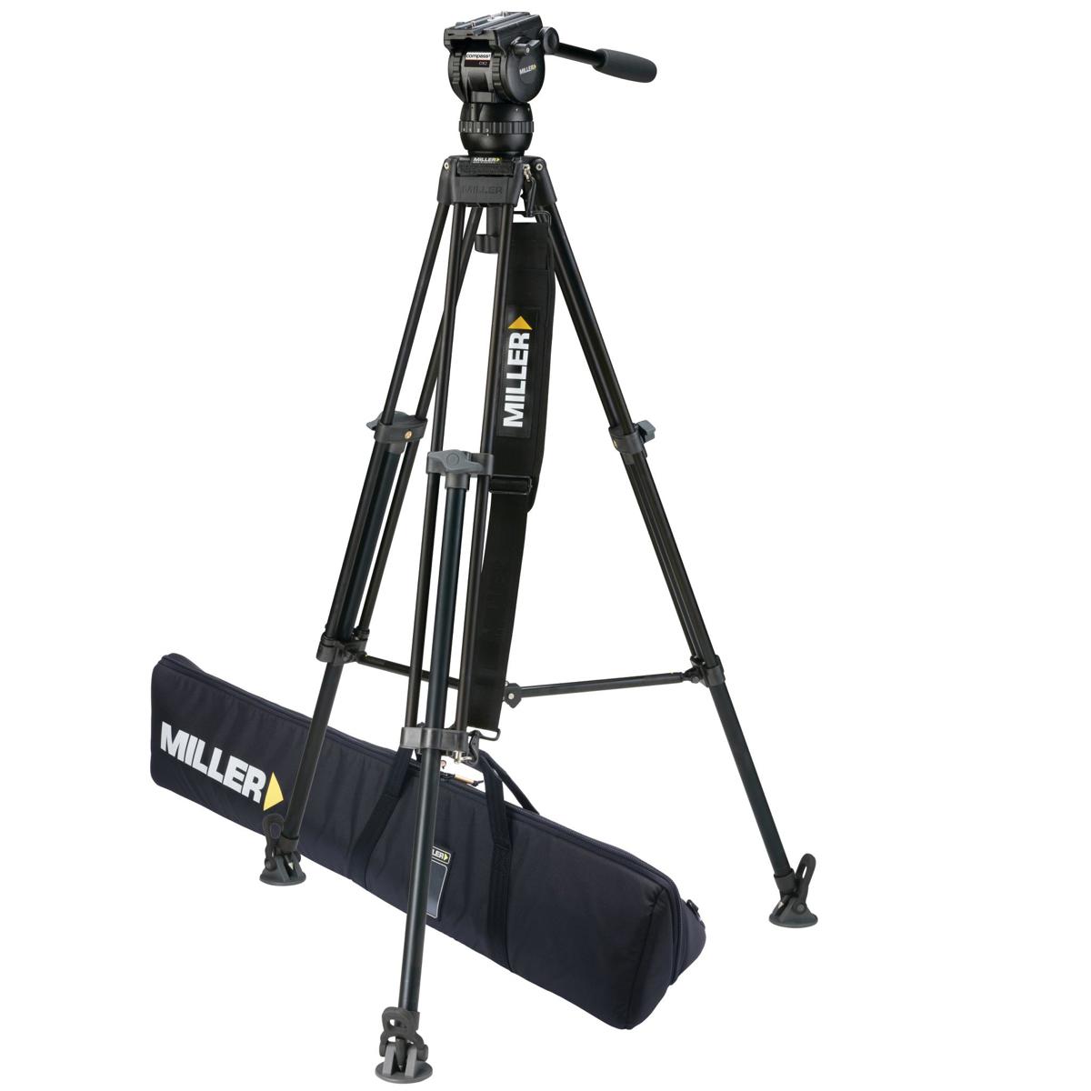 

Miller CX2 Fluid Head w/Toggle LW 2-Section Al Tripod & Above Ground Spreader