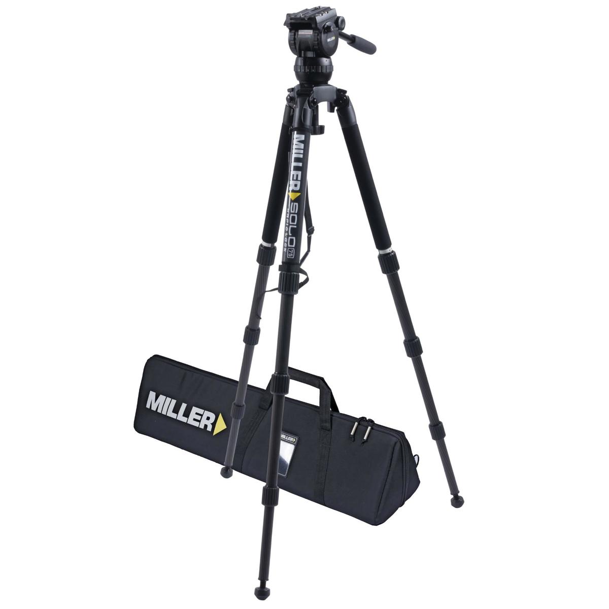 

Miller CX6 Fluid Head with Solo-Q 75 4-Section Carbon Fiber Tripod