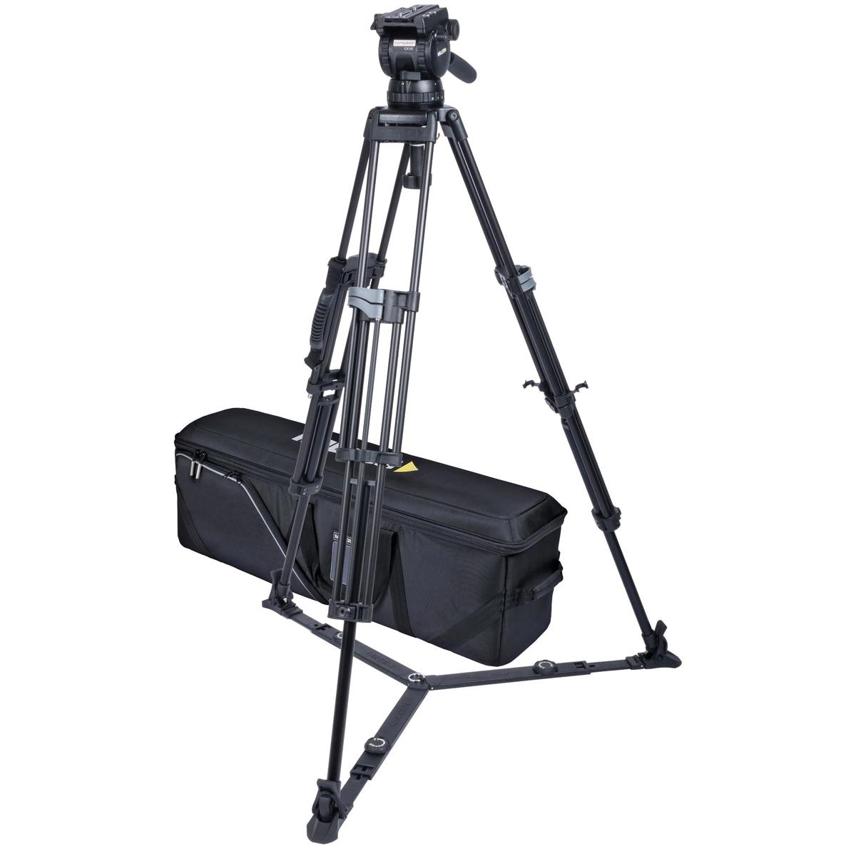 

Miller CX10 Fluid Head with Sprinter II 3-Section Al Tripod and Ground Spreader