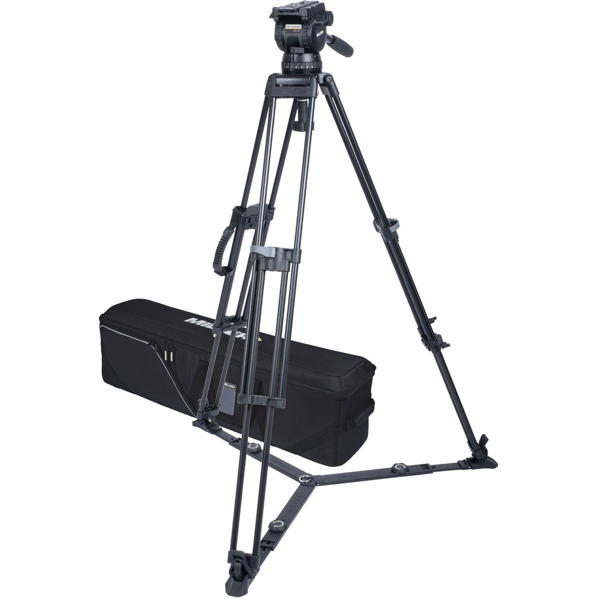 

Miller CX14 Sprinter II 2-Section Al Tripod w/Fluid Head & Ground Spreader