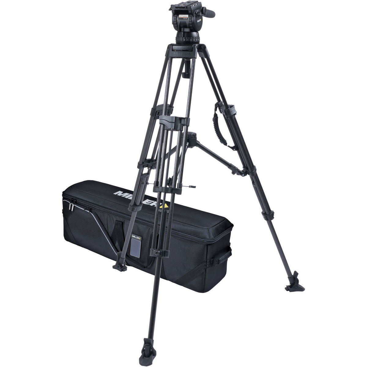 

Miller CX14 Sprinter II 3-Section CF Tripod w/Fluid Head,Mid-Level Spreader