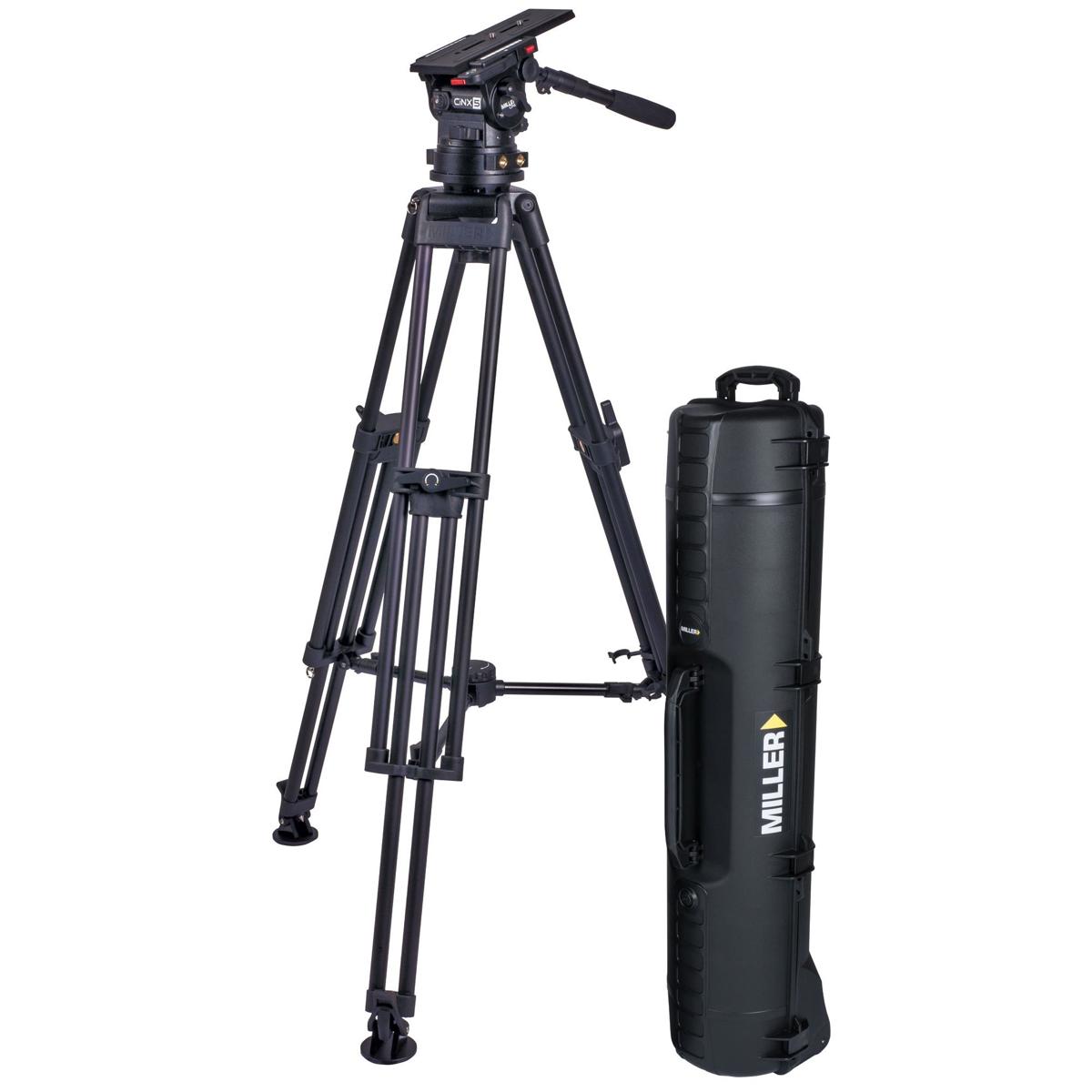 

Miller CiNX 5 HDC 100 2-Section Al Tripod w/Fluid Head,Mid-Level Spreader