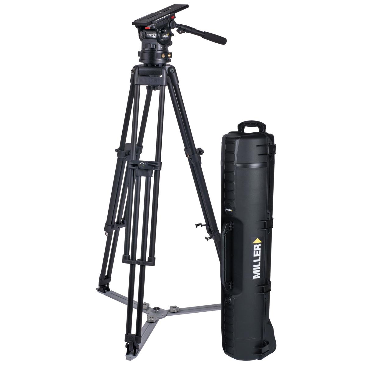

Miller CiNX 7 HDC 100 2-Section Al Tripod w/Fluid Head & Ground Spreader