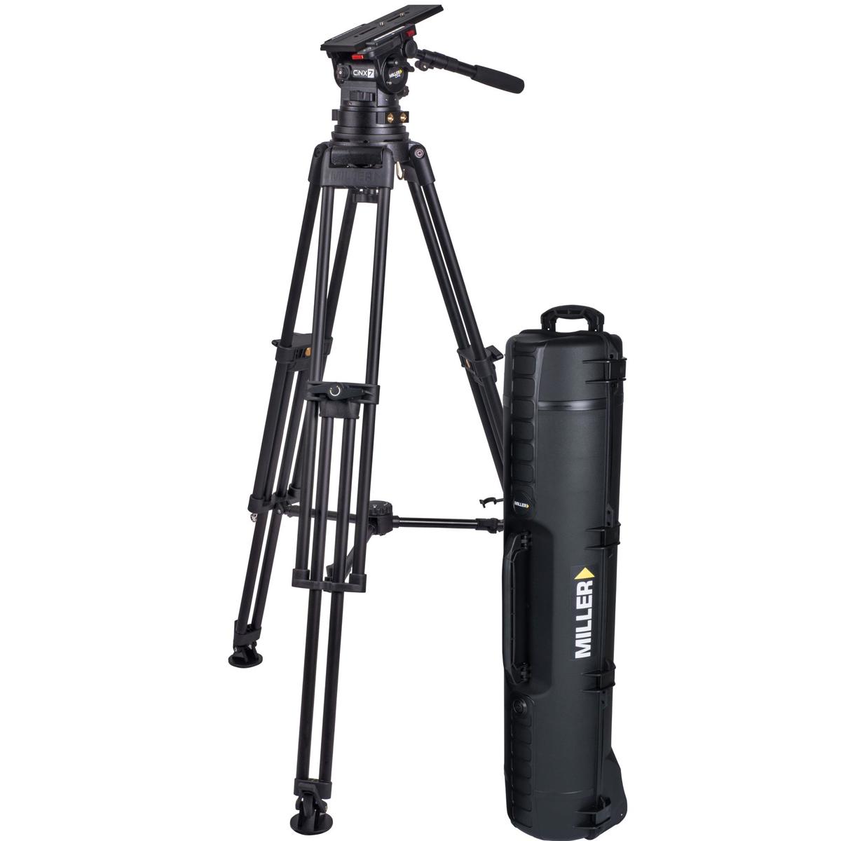 

Miller CiNX 7 HDC 150 2-Section Al Tripod w/Fluid Head,Mid-Level Spreader