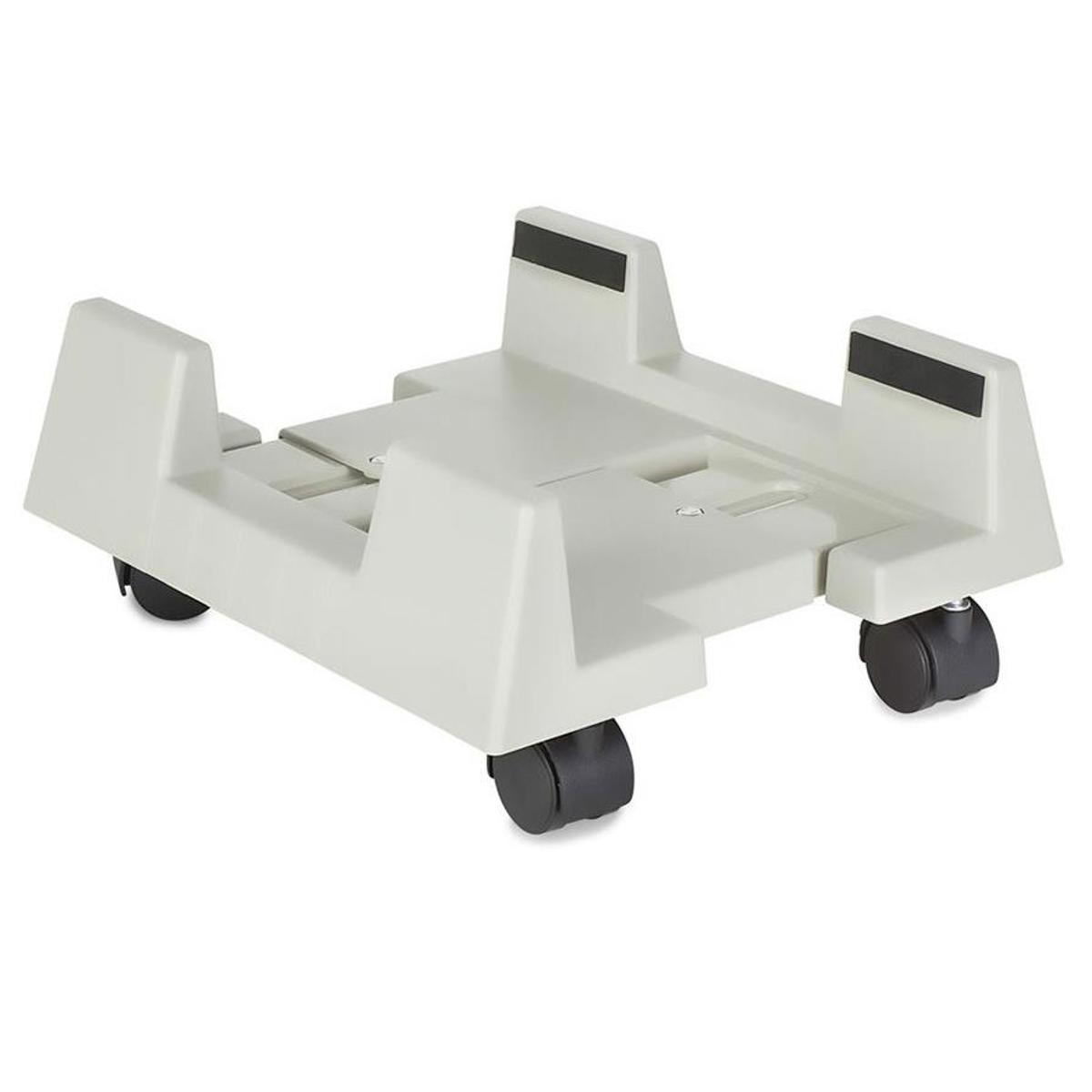 

Mount-It! MI-7151 Universal PC Computer Holder Cart with 4 Caster Wheels, White