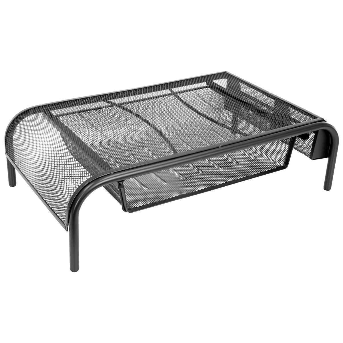 

Mount-It! Metal Mesh Monitor Stand with Pull Out Drawer
