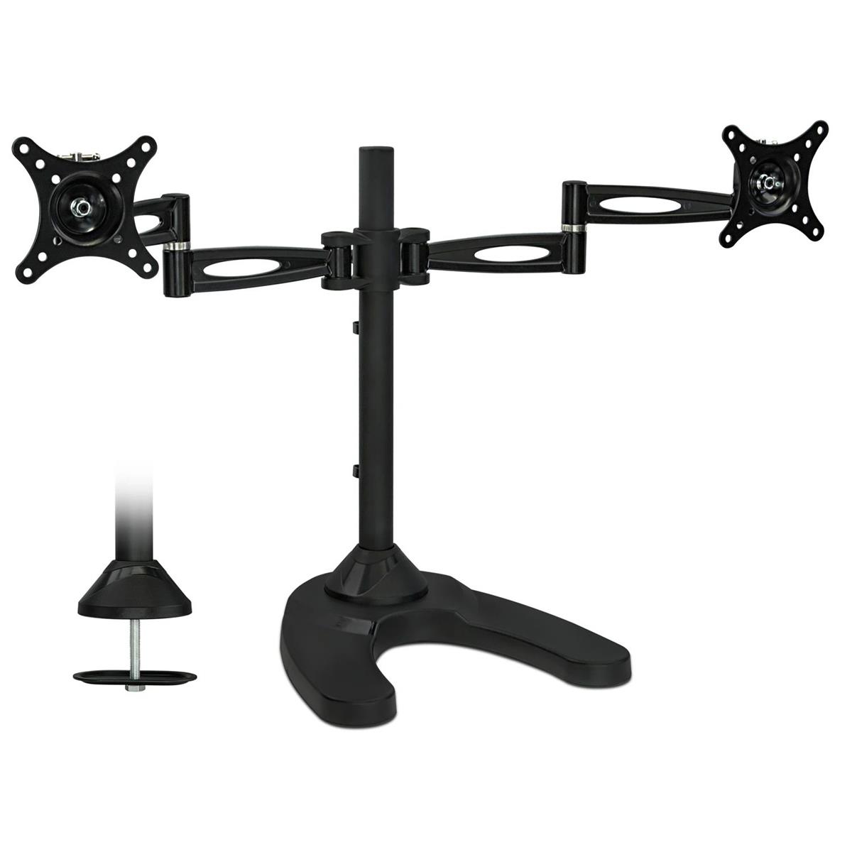Image of Mount-It! Articulating Dual Monitor Desk Stand