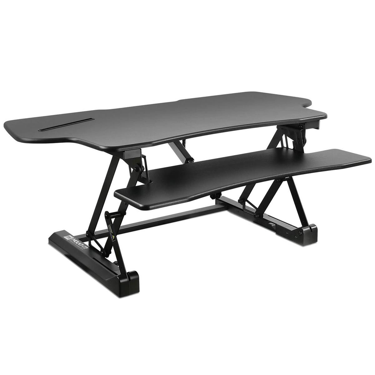 Image of Able Planet Mount-It! MI-7962 Electric Standing Desk Converter with 48&quot; Large Platform