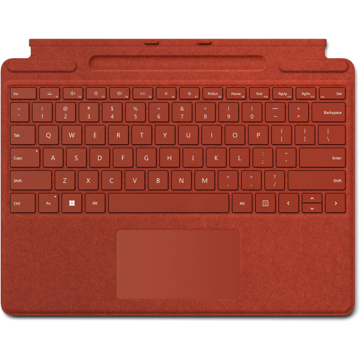 

Microsoft Signature Keyboard Cover for Surface Pro 8 and X, Poppy Red