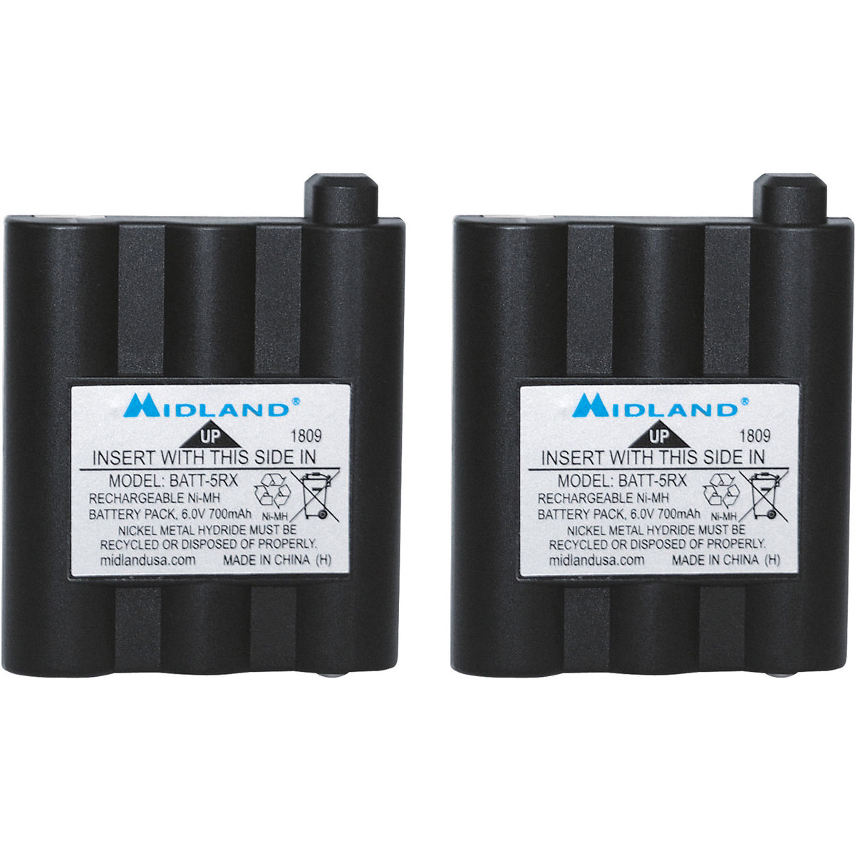 

Midland AVP17 NiMH Rechargable Batteries for T290, T295, 2-Pack