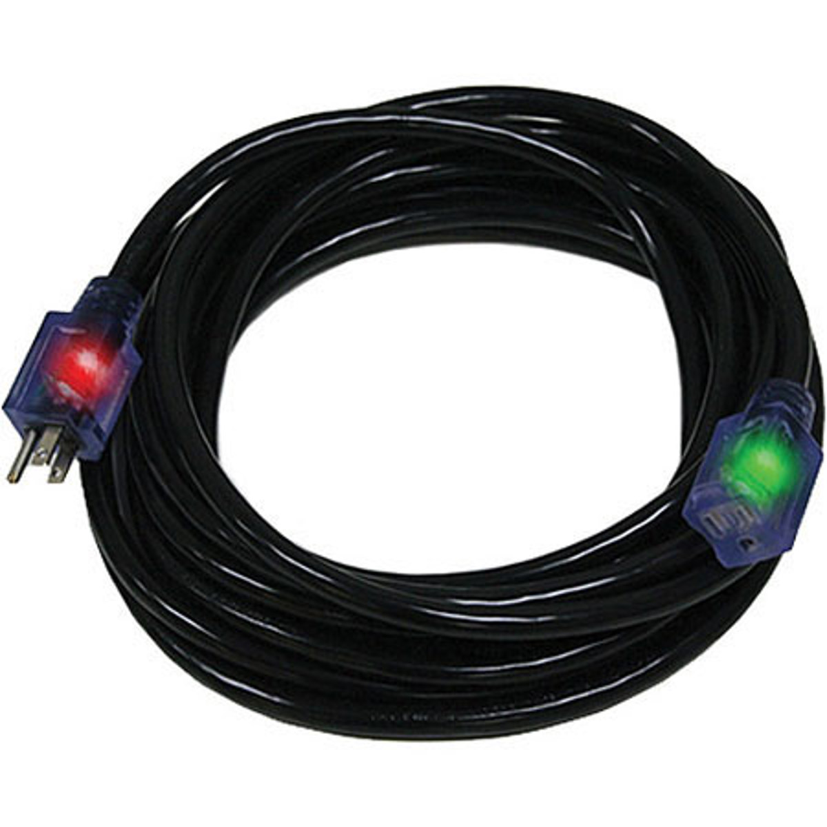 

Milspec 100' Pro Glo SJTW Extension Cord with CGM, 12/3 AWG, Black