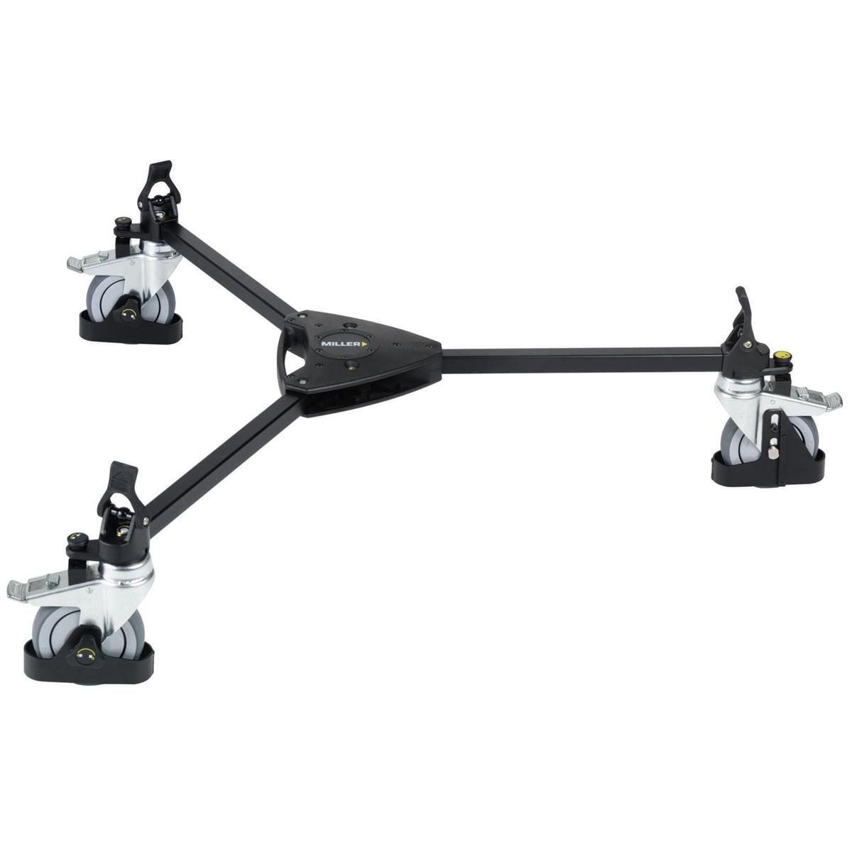 

Miller 483 Studio Dolly with Cable Guards and Track Locks, 220 lbs Capacity