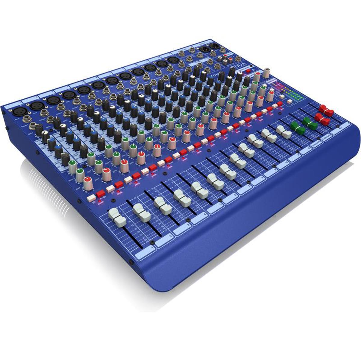 Midas DM16 16 Input Analog Live and Studio Mixer with Microphone Preamplifier