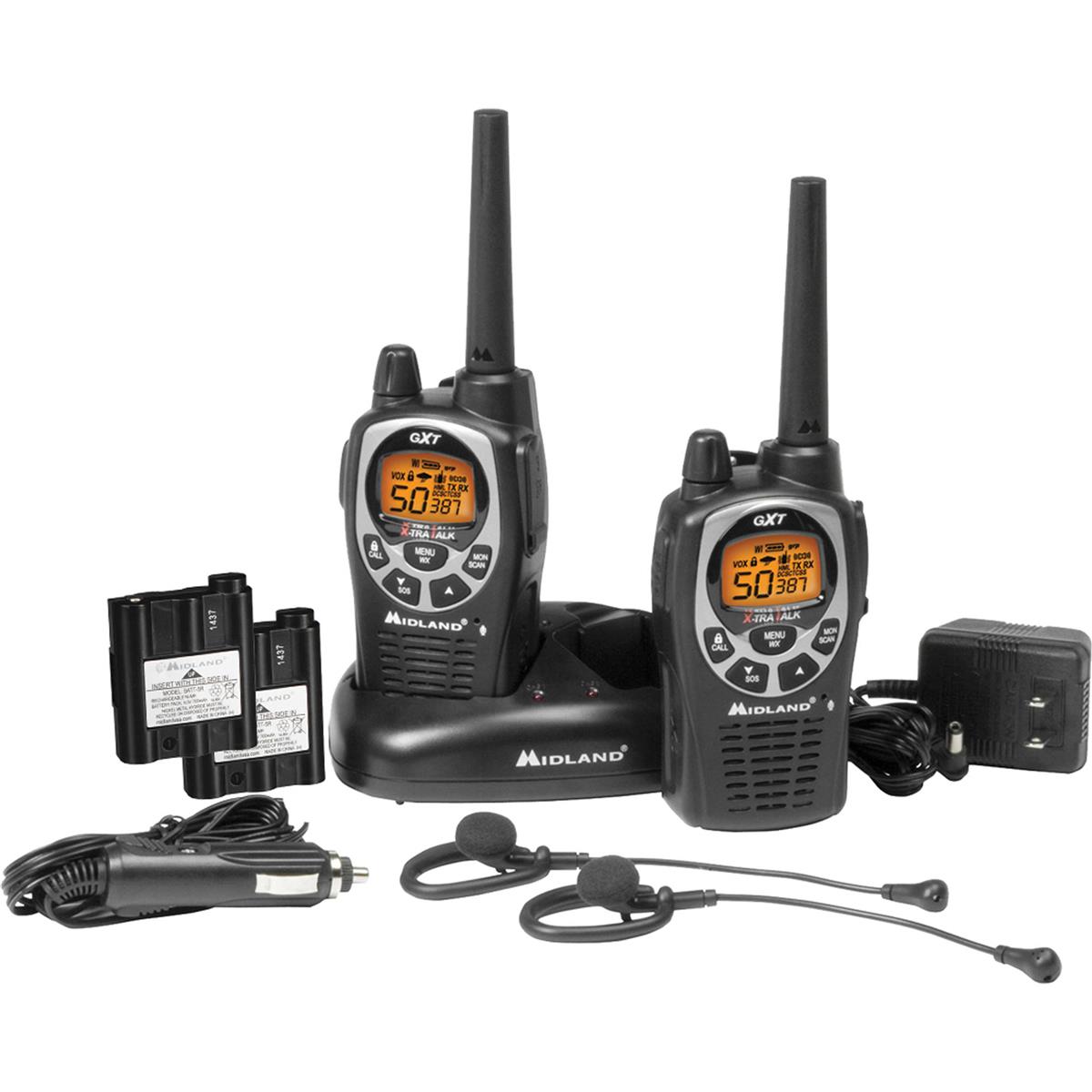 Image of Midland GXT1000VP4 Waterproof 50-Channel GMRS Radios