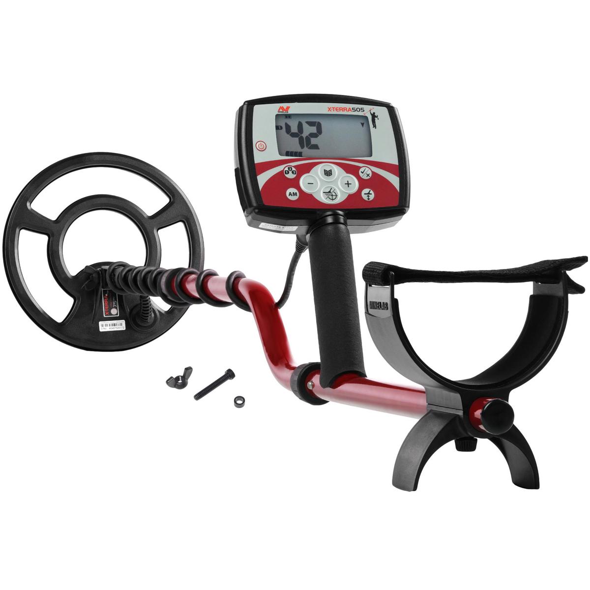 

Minelab X-TERRA 505 All Terrain Metal Detector, 9" Concentric Coil, 7.5kHz Freq