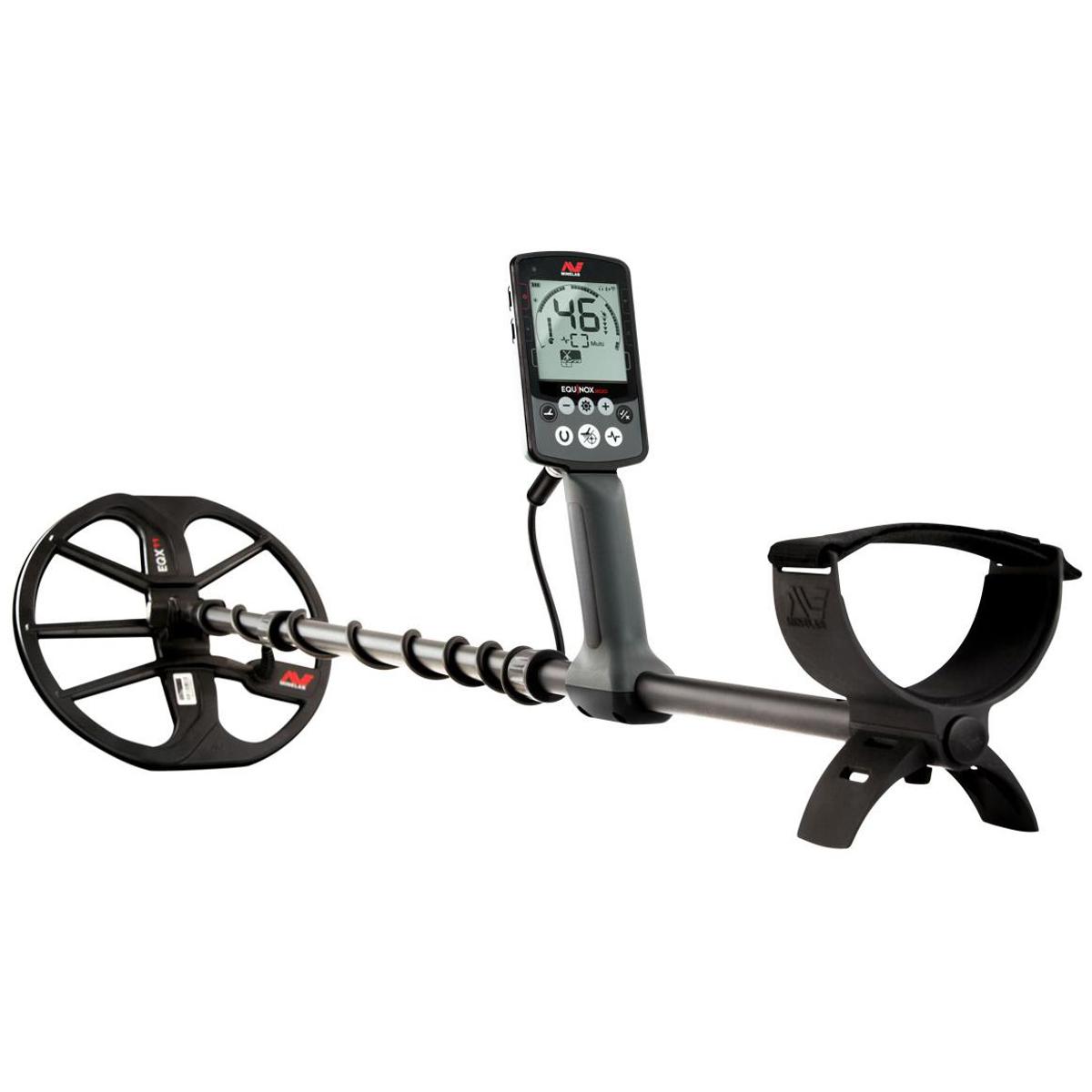 

Minelab EQUINOX 800 Waterproof Detector, 11" Double-D Coil, Single & Multi Freq