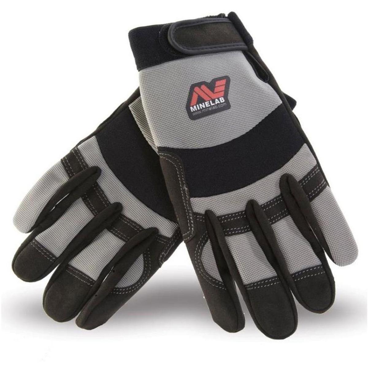 

Minelab Digging Gloves Protect Your Hands, Universal Fit, Gray & Black